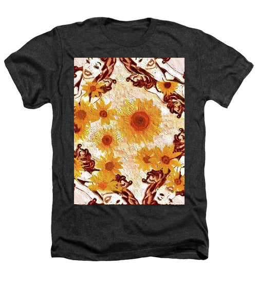 Pin Up Flower Girl  - Heathers T-Shirt