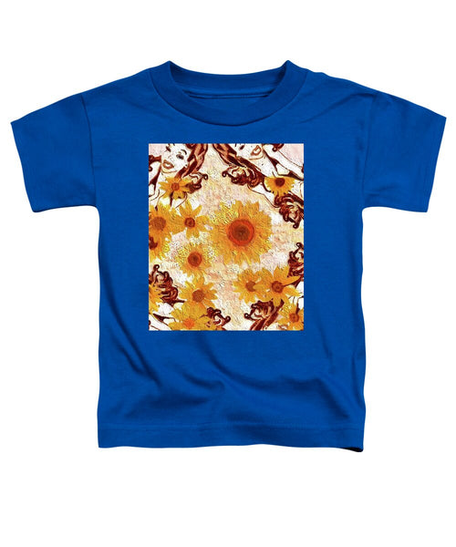 Pin Up Flower Girl  - Toddler T-Shirt