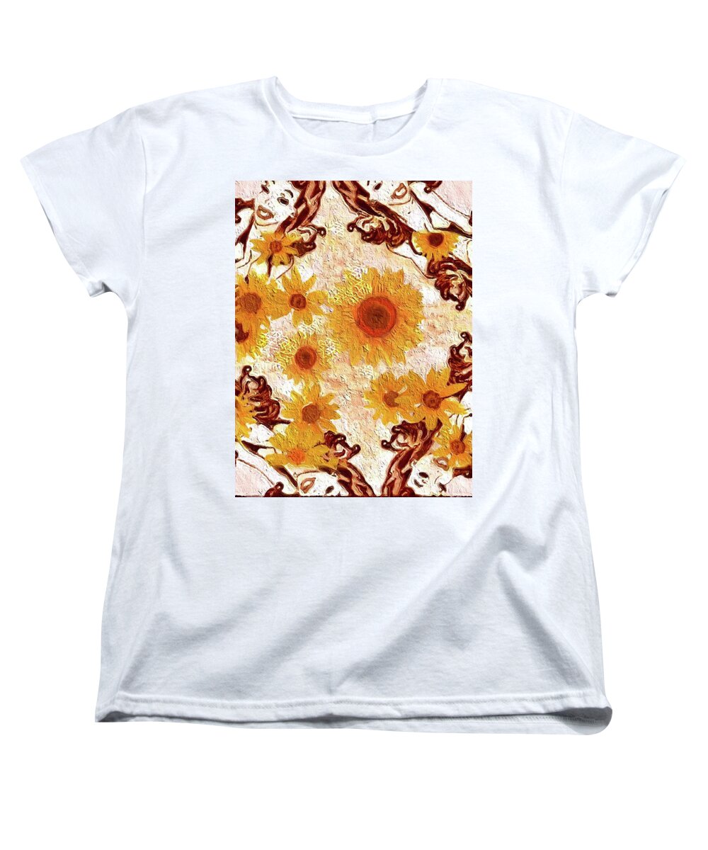 Pin Up Flower Girl  - Women's T-Shirt (Standard Fit)