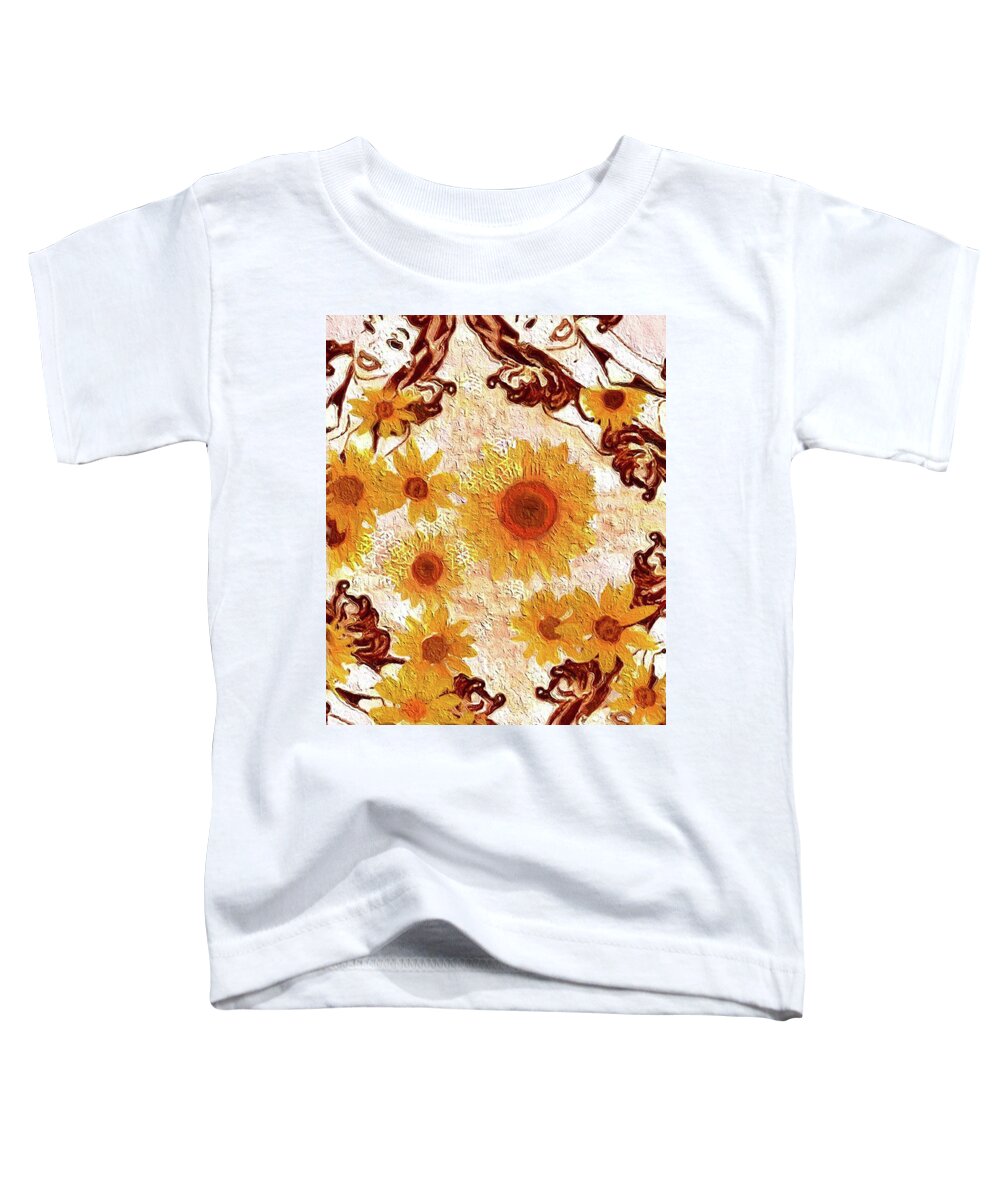 Pin Up Flower Girl  - Toddler T-Shirt