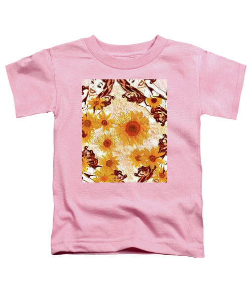 Pin Up Flower Girl  - Toddler T-Shirt