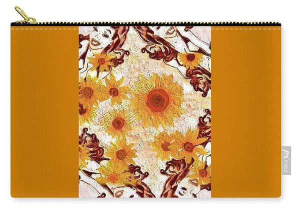 Pin Up Flower Girl  - Zip Pouch