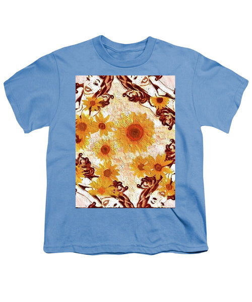 Pin Up Flower Girl  - Youth T-Shirt