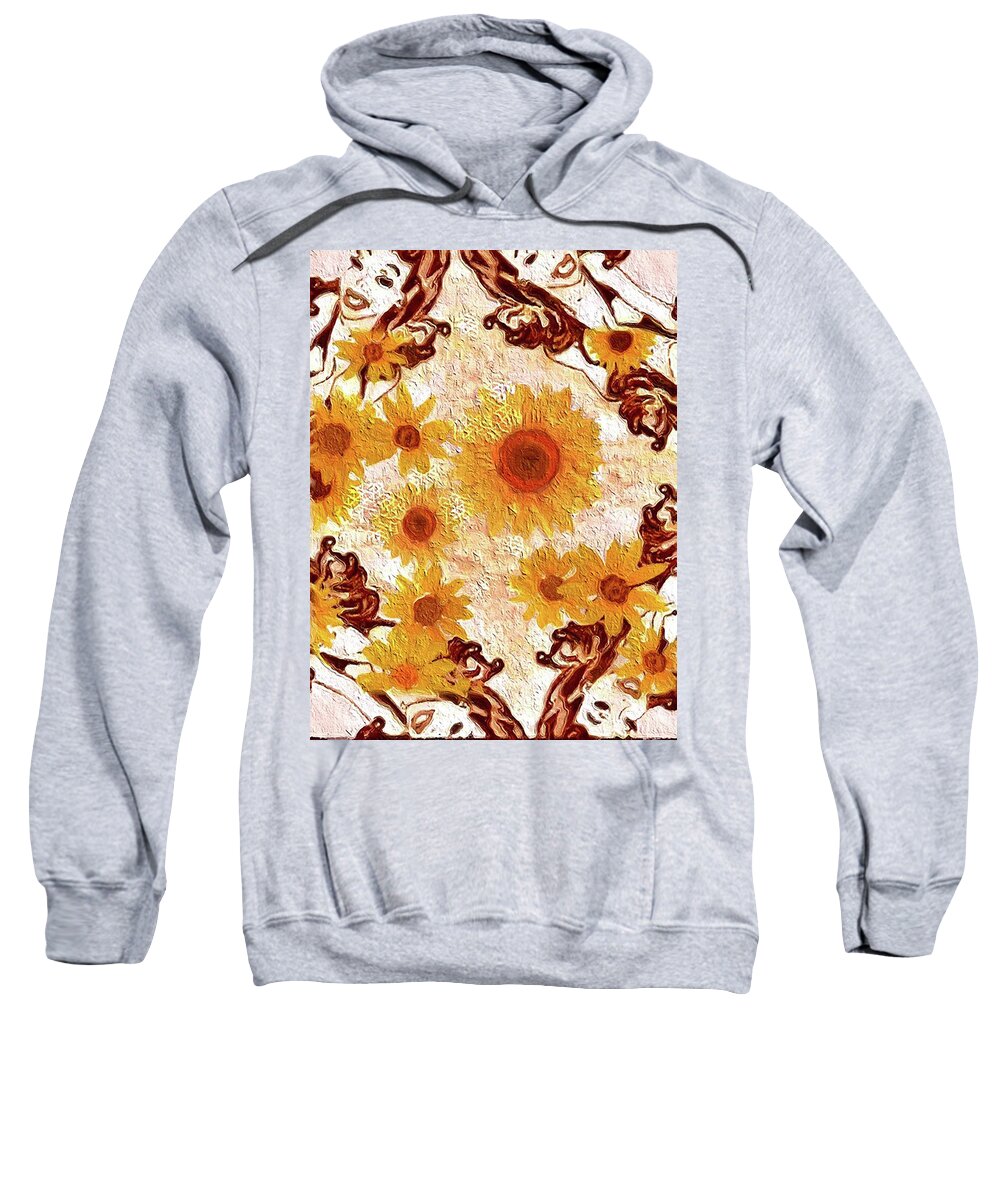 Pin Up Flower Girl  - Sweatshirt