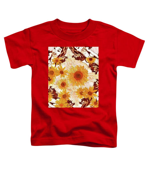 Pin Up Flower Girl  - Toddler T-Shirt