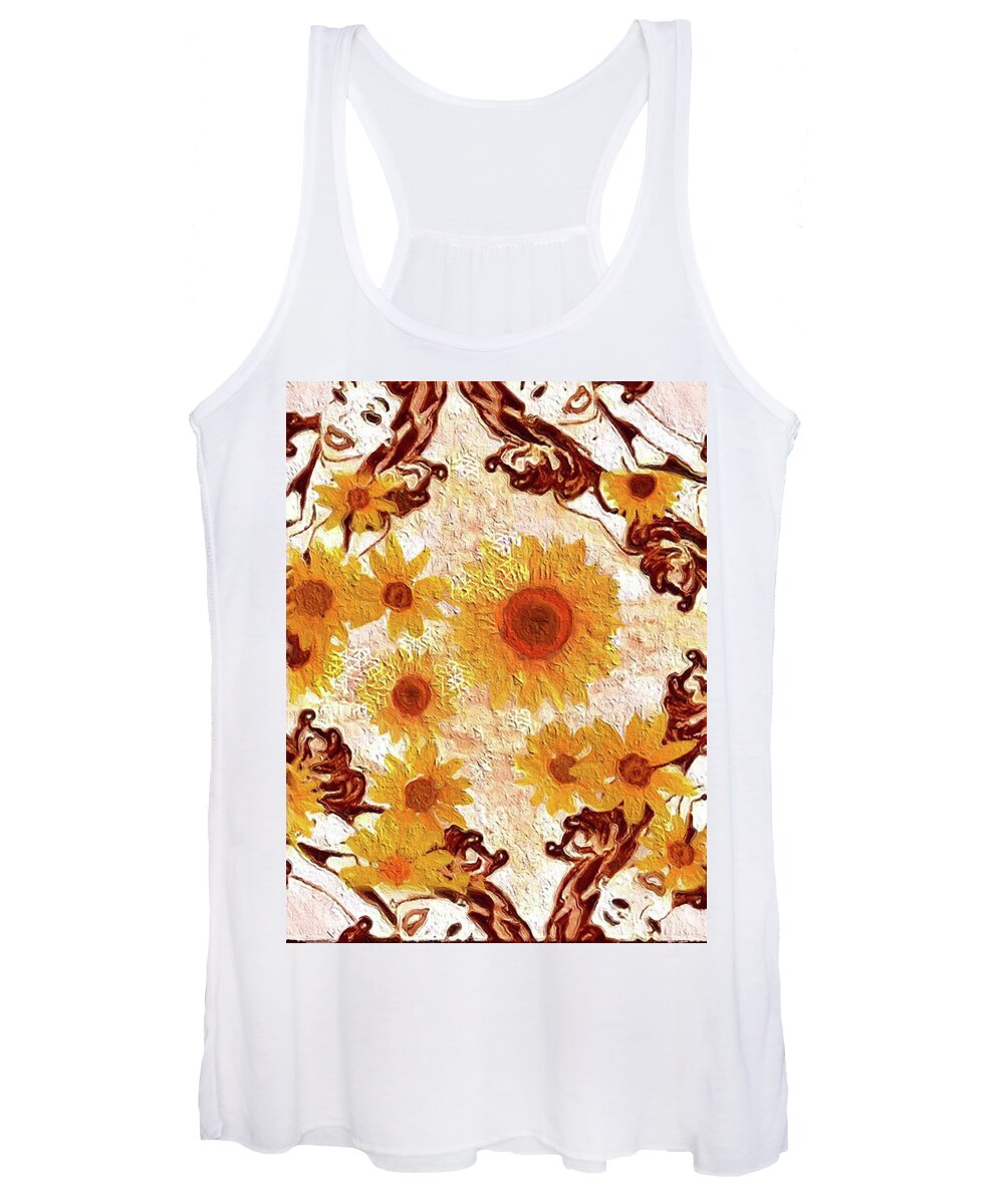 Pin Up Flower Girl  - Women's Tank Top