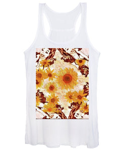 Pin Up Flower Girl  - Women's Tank Top