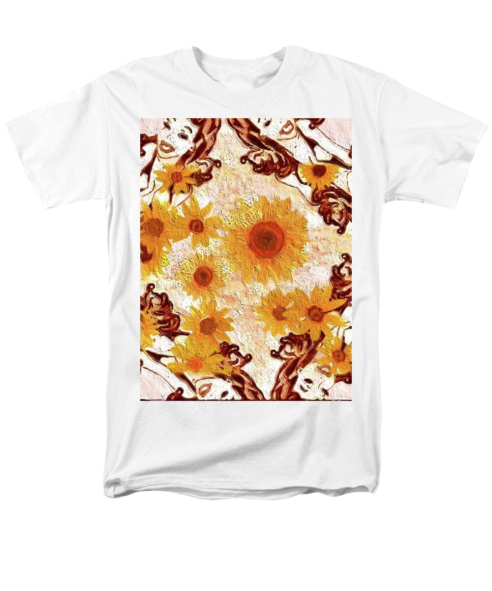 Pin Up Flower Girl  - Men's T-Shirt  (Regular Fit)