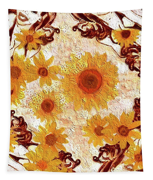 Pin Up Flower Girl  - Tapestry