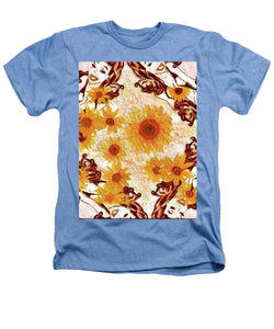 Pin Up Flower Girl  - Heathers T-Shirt