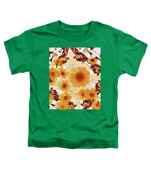 Pin Up Flower Girl  - Toddler T-Shirt