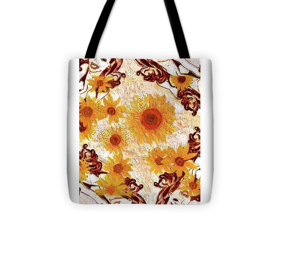 Pin Up Flower Girl  - Tote Bag