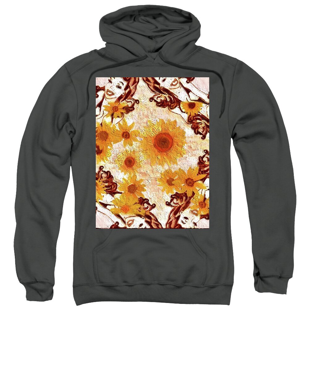 Pin Up Flower Girl  - Sweatshirt
