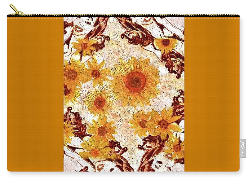 Pin Up Flower Girl  - Zip Pouch