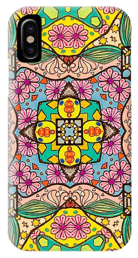 Pink Flower Doodle - Phone Case
