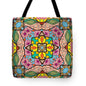 Pink Flower Doodle - Tote Bag