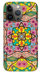 Pink Flower Doodle - Phone Case