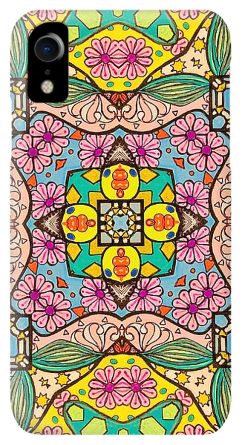 Pink Flower Doodle - Phone Case