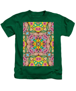 Pink Flower Doodle - Kids T-Shirt