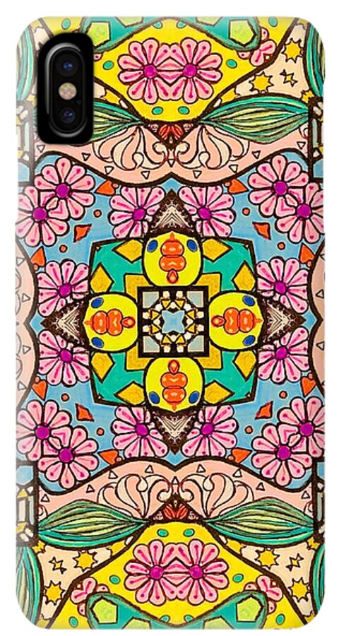 Pink Flower Doodle - Phone Case