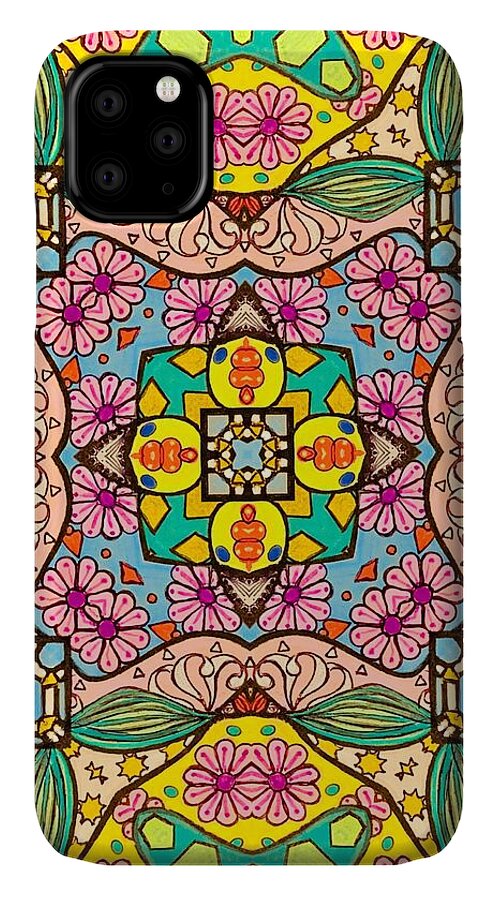Pink Flower Doodle - Phone Case