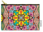 Pink Flower Doodle - Zip Pouch