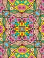 Pink Flower Doodle - Puzzle