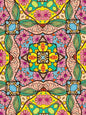 Pink Flower Doodle - Puzzle