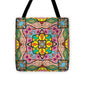 Pink Flower Doodle - Tote Bag