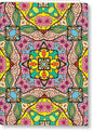Pink Flower Doodle - Greeting Card