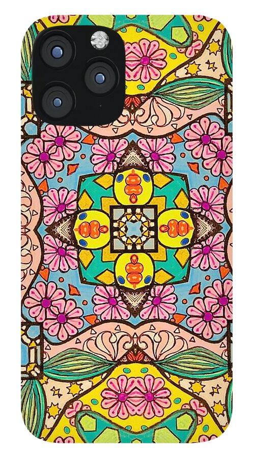Pink Flower Doodle - Phone Case