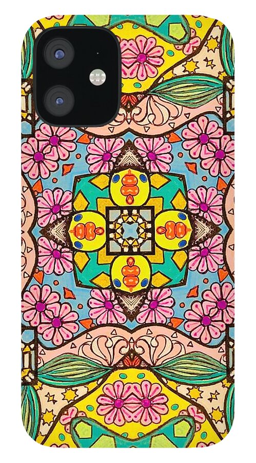 Pink Flower Doodle - Phone Case