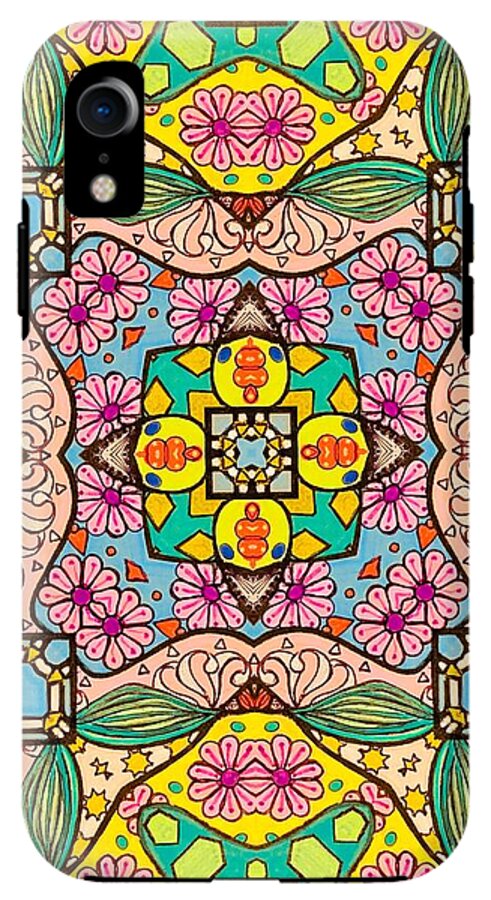 Pink Flower Doodle - Phone Case