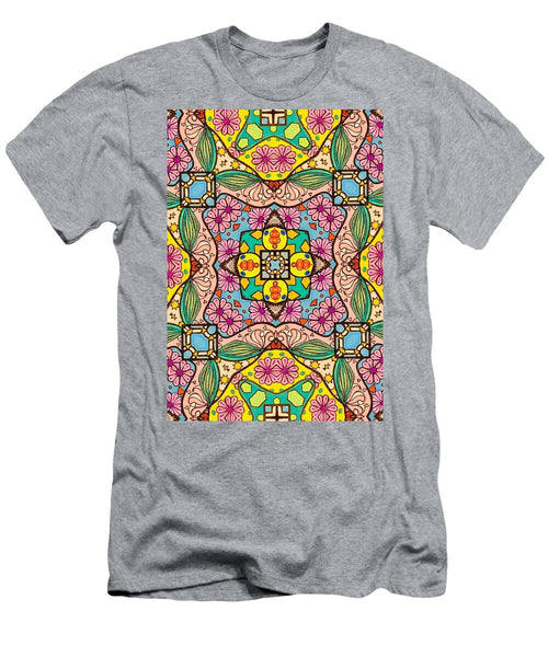 Pink Flower Doodle - T-Shirt
