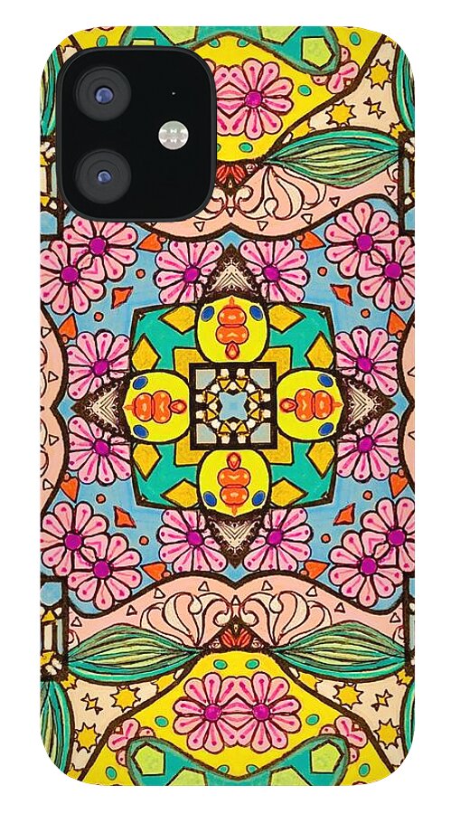 Pink Flower Doodle - Phone Case