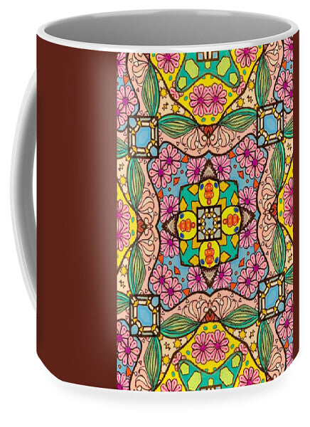 Pink Flower Doodle - Mug