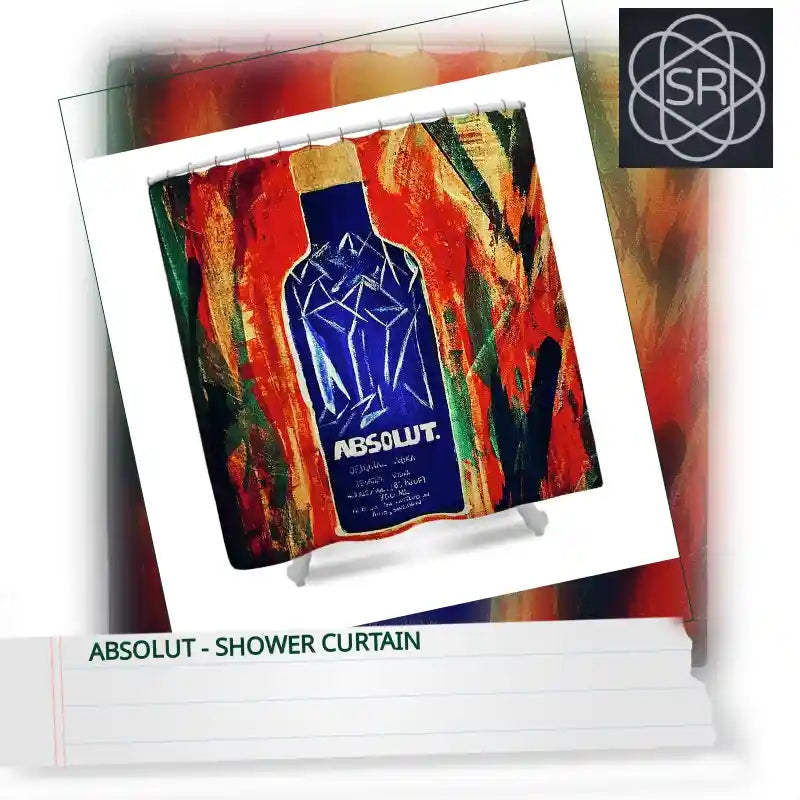 Absolut - Shower Curtain by@Outfy
