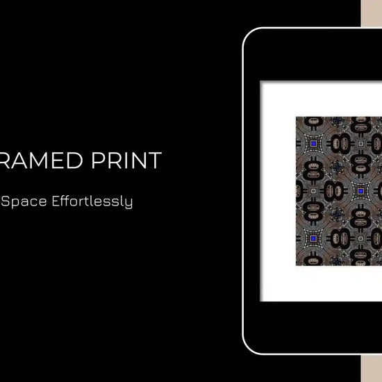 All 8s - Framed Print by@Outfy