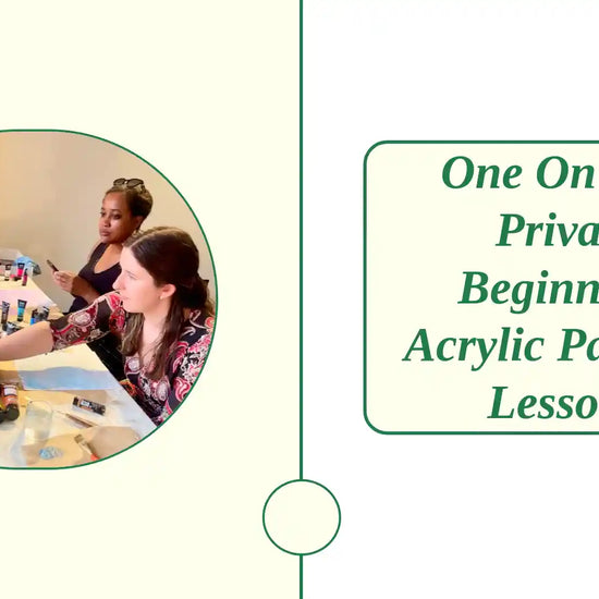 One on One Private Beginner&#039;s Acrylic Painting Lessons by@Outfy