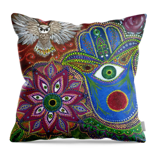 Protection - Throw Pillow