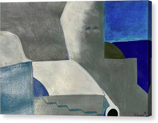 Santorini Vibes - Canvas Print