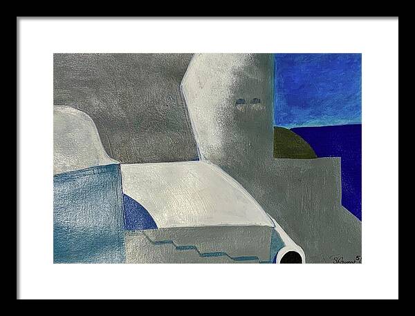 Santorini Vibes - Framed Print
