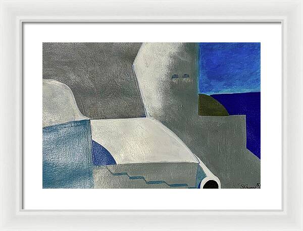 Santorini Vibes - Framed Print