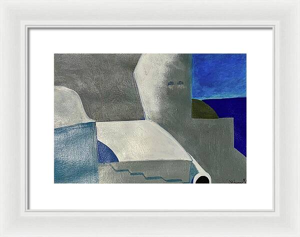 Santorini Vibes - Framed Print