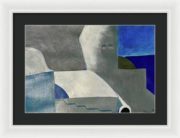Santorini Vibes - Framed Print
