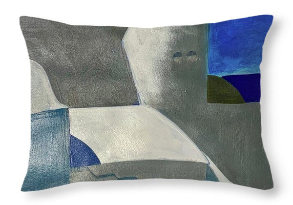 Santorini Vibes - Throw Pillow