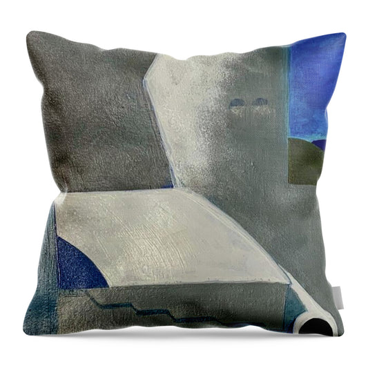Santorini Vibes - Throw Pillow