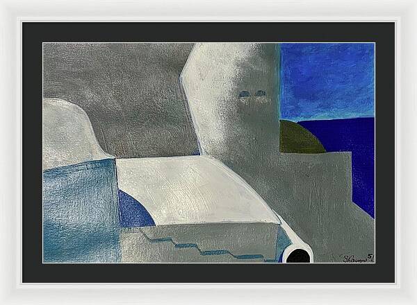 Santorini Vibes - Framed Print