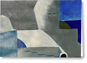 Santorini Vibes - Greeting Card