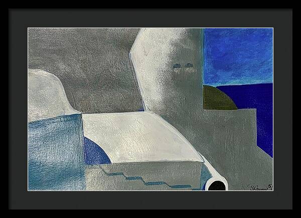 Santorini Vibes - Framed Print